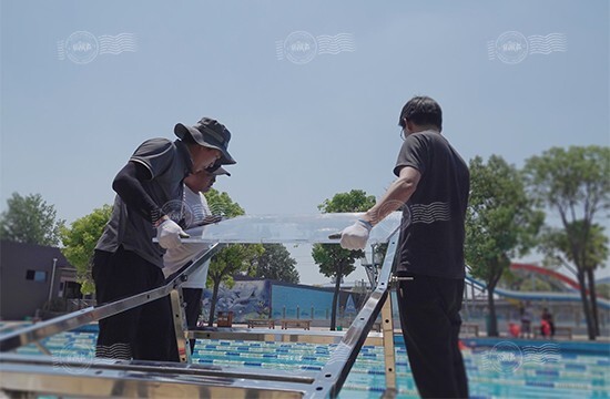 poolside climbing wall, poolside adventures, pool climbing wall, poolside climbing, water climbing walls, aquatic climbing, aquatic facility, poolside rock climbing walls, swimming pool climbing walls